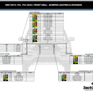2026+ Ford Police Interceptor Utility Front Grill Harness